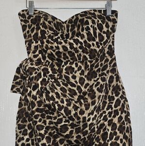 Leopard Print Women's Dress